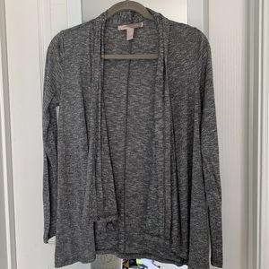F21 grey convertible cardigan
